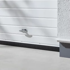 Castorama Bas De Porte De Garage Alu Brosse Diall Argent 125 Cm