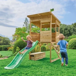 Castorama Cabane Pour Enfant Des Cimes TP Toys Avec Toboggan