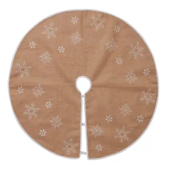 Castorama Couvre Pied De Sapin Avec Flocon
