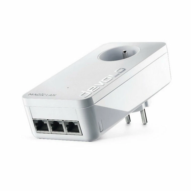 Castorama Kit De 1 Adaptateurs CPL 2400 Mbits, Magic 2 LAN Triple, Avec 3 Ports Ethernet 3 Castorama Kit De 1 Adaptateurs CPL 2400 Mbits, Magic 2 LAN Triple, Avec 3 Ports Ethernet