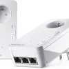 Castorama Kit De 2 Adaptateurs CPL 2400 Mbits, Magic 2 LAN Triple, Avec 3 Ports Ethernet -Castorama Shop kit de 2 adaptateurs cpl 2400 mbits magic 2 lan triple avec 3 ports ethernet4250059685116 01c FR CF