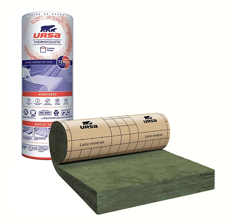 Castorama Rouleau Laine De Verre Combles Perdus URSA Thermocoustic 3,75 X 1,2 M Ép. 24 Cm R. 6 M².K/W 3 Castorama Rouleau Laine De Verre Combles Perdus URSA Thermocoustic 3,75 X 1,2 M Ép. 24 Cm R. 6 M².K/W